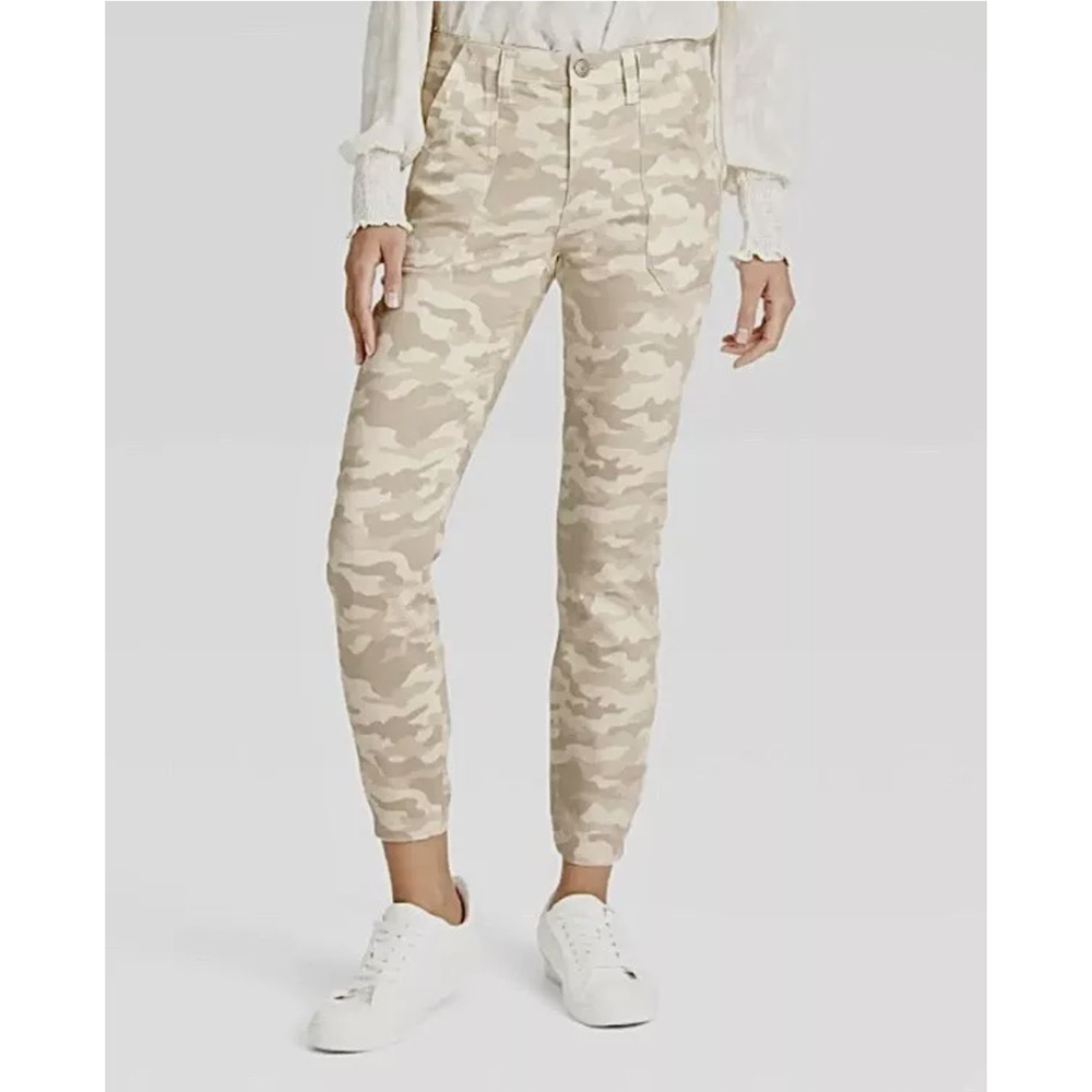 NWT Knox Rose Natural Camo Mid-Rise Ankle Skinny Pant Twill Deadstock Size 18W